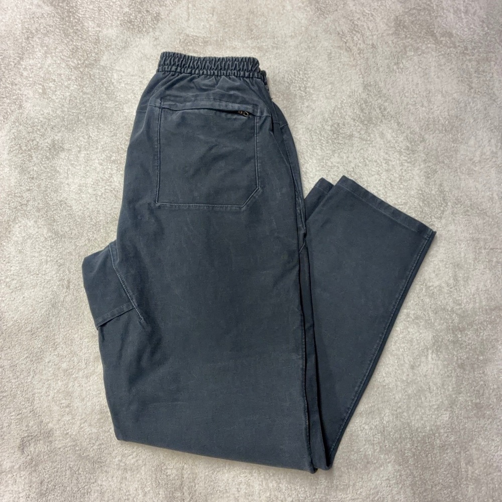 Lululemon Lab Relaxed Fit Pants Utilitech Black Pull On LM5AJGS Mens L